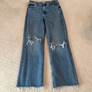 Zara medium wash jeans size EUR  40/ US 8